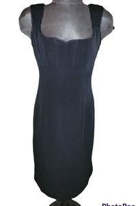 Nanette Lepore Black Corset Style Dress sz 8
